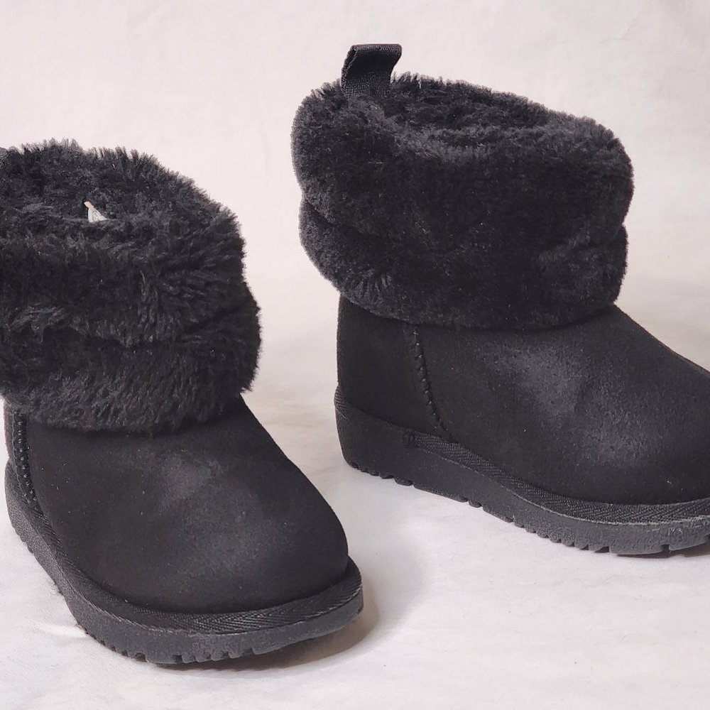 Lil Leah Kids Black Boots